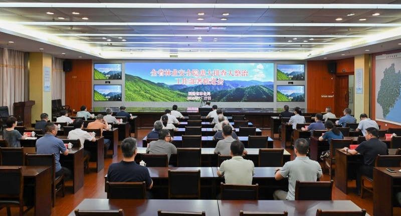 福建省林业局召开全省林业安全隐患大排查大整治工作部署推进会